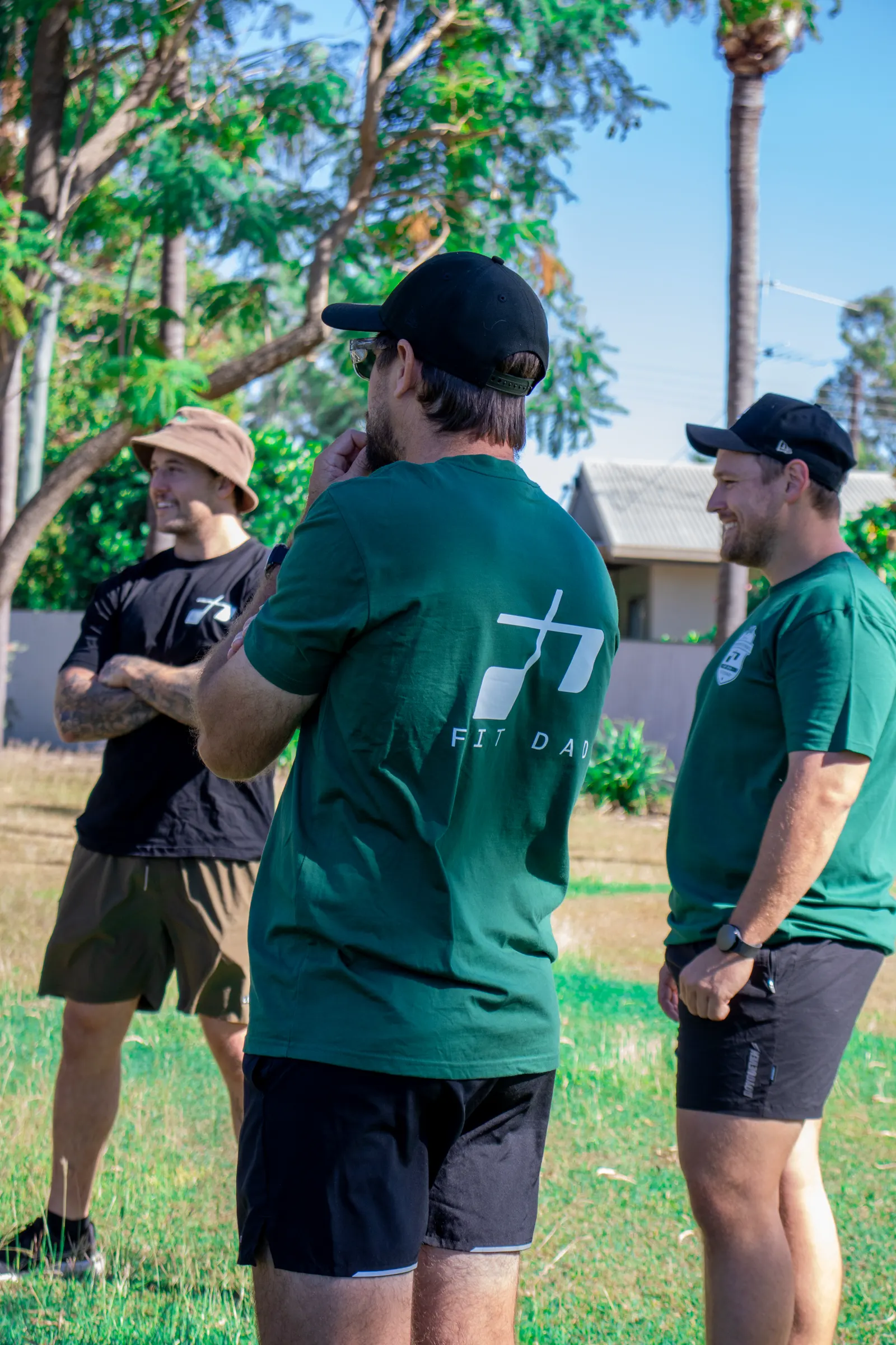 The FitDad tee at a Saturday session